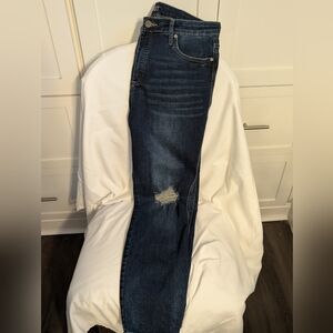 👖 Kut Relaxed Fit Soft Stretchy Distressed Blue Jeans